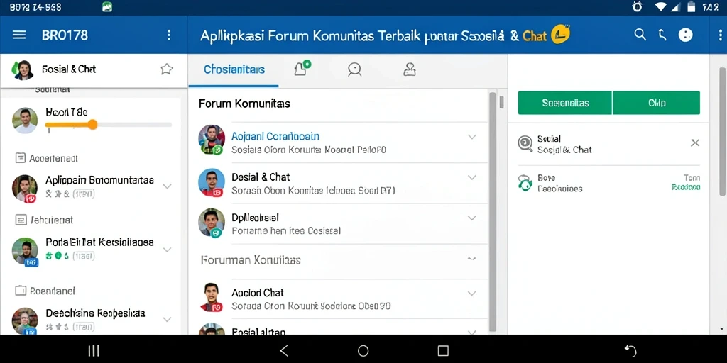 Antarmuka utama BRO178 menampilkan berbagai forum dan kategori yang menarik.