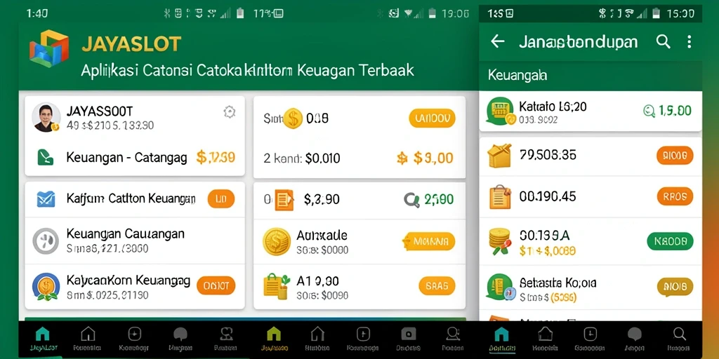 Antarmuka JAYASLOT menampilkan catatan keuangan yang jelas dan terorganisir.